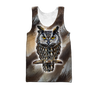 Owl 3d hoodie shirt for men and women QB05162001-Apparel-HG-Men's tank top-S-Vibe Cosy™