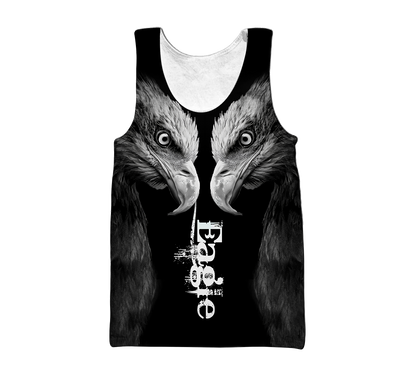 Awesome Eagle Tattoo Hoodie 3D All Over Printed Shirts For Men HHT01092001-LAM
