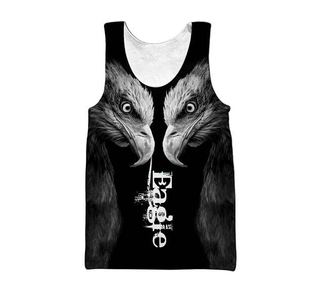 Awesome Eagle Tattoo Hoodie 3D All Over Printed Shirts For Men HHT01092001-LAM