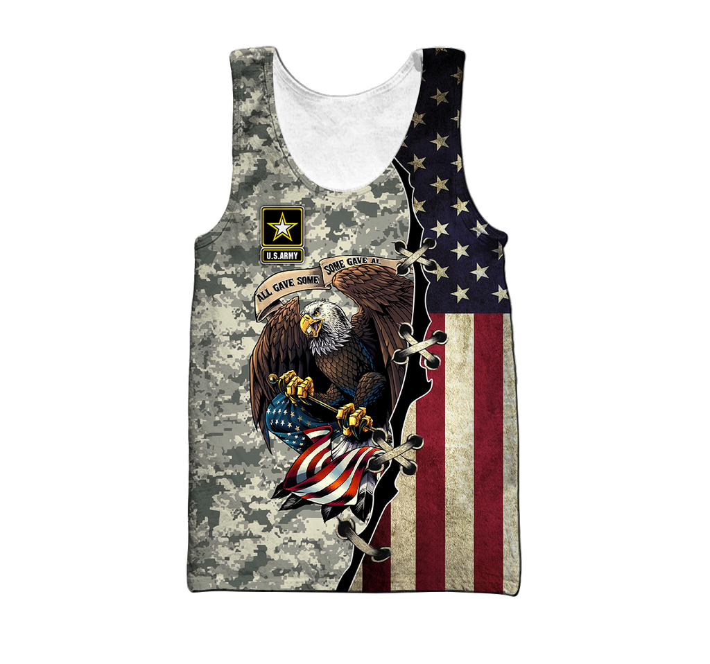 Army Customize Name 3D All Over Printed Shirts TA091420020S