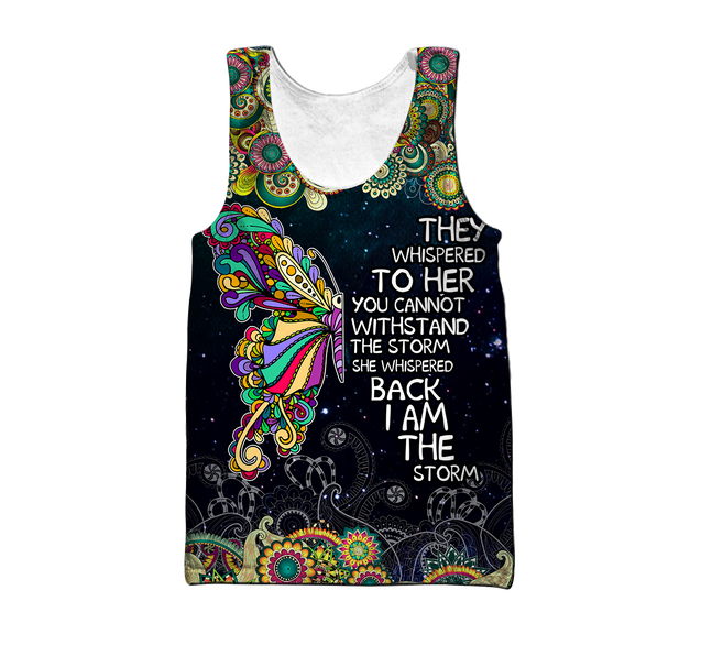 I Am The Storm-Butterfly Combo 3D All Over Print Shirts DQB08032007S