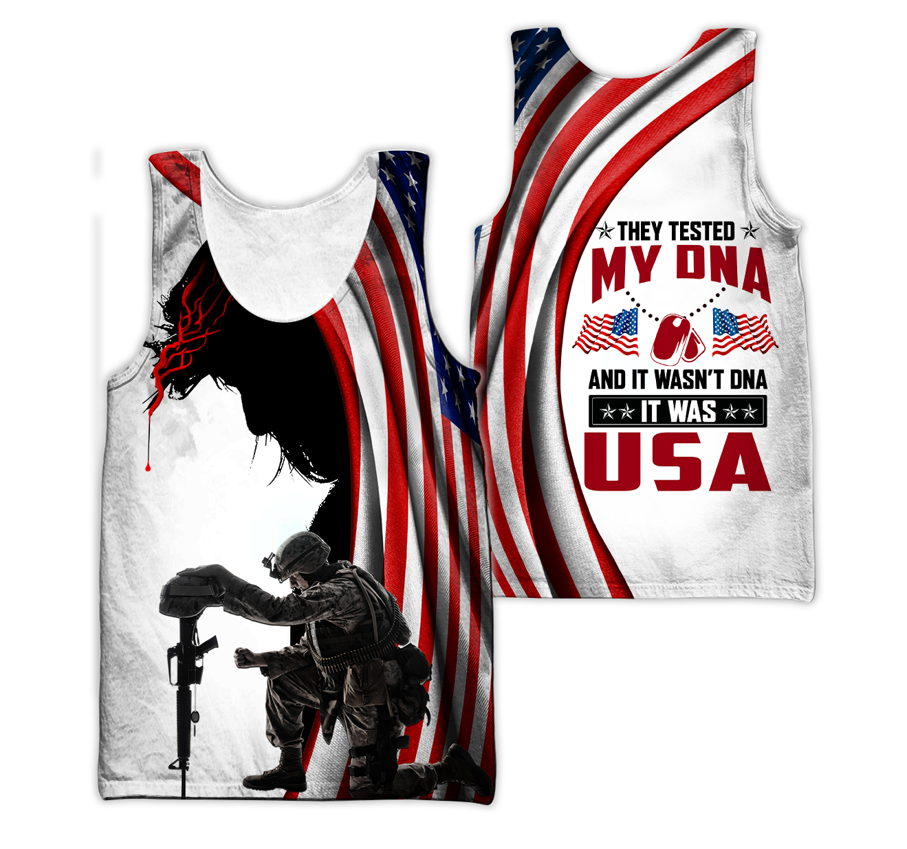 It Was USA 3D All Over Printed Shirts For Men and Women MH151020