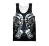 Love beer skull & viking 3D all over printed for man and women-Apparel-PL8386-Tank Top-S-Vibe Cosy™