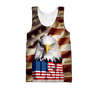 Eagle USA Flag 3D All Over Printed Shirts For Men & Women-Apparel-TA-Tank Top-S-Vibe Cosy™