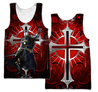 Premium Knight Templar Red Cross All Over Printed Shirts For Men And Women MEI