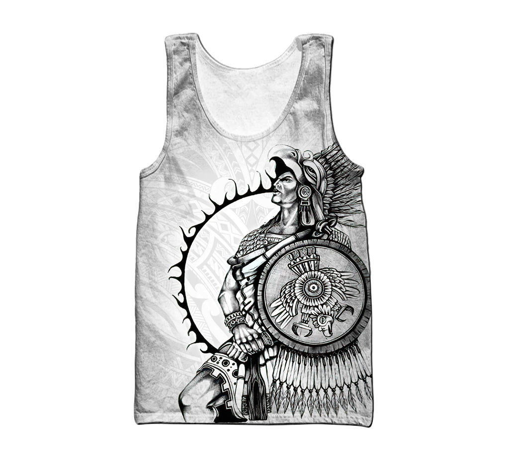 Mexican Aztec Warrior 3D All Over Printed Shirts DQB07162001-Apparel-TA-Tank Top-S-Vibe Cosy™