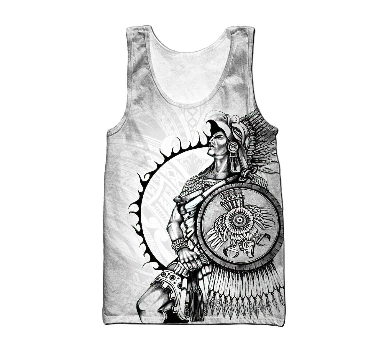 Mexican Aztec Warrior 3D All Over Printed Shirts DQB07162001-Apparel-TA-Tank Top-S-Vibe Cosy™