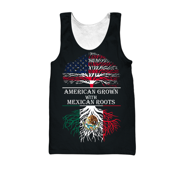 American Grown With Mexican Roots 3D All Over Printed Shirts For Men and Women QB06112003