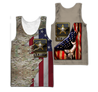 US Army 3D All Over Printed Shirts  MH1210201