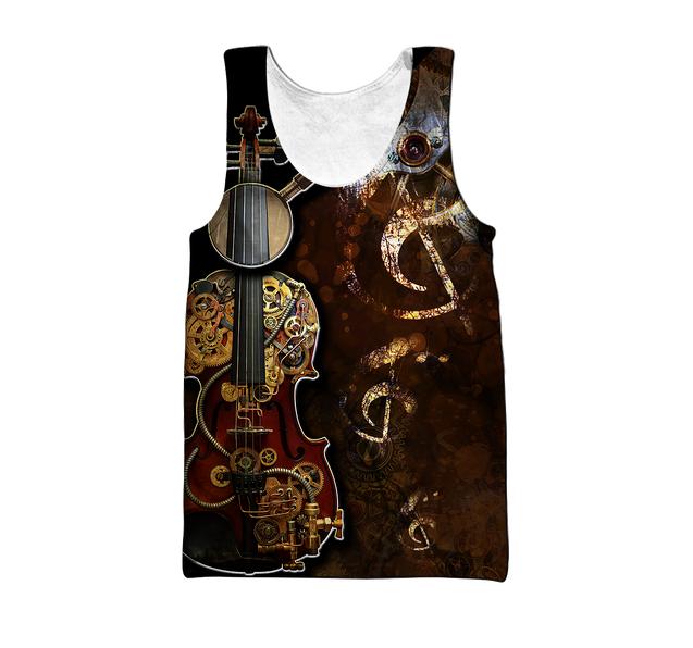 Steampunk Violin Mechanic All Over Printed Hoodie For Men and Women MH11112001CL