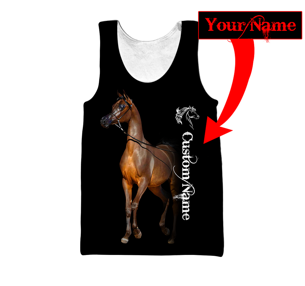 Arabian Horse Custom Name 3D All Over Printed Shirts DQB10072001