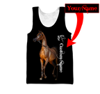 Arabian Horse Custom Name 3D All Over Printed Shirts DQB10072001
