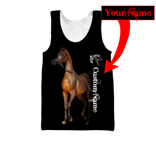 Arabian Horse Custom Name 3D All Over Printed Shirts DQB10072001