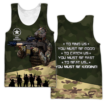US Army US Army Veteran 3D All Over Printed Shirts For Men and Women