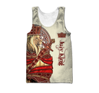 July King Lion Royal  3D All Over Printed Unisex Shirts