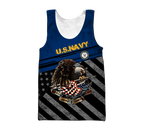 US Navy US Veteran 3D All Over Printed Shirts MH211020