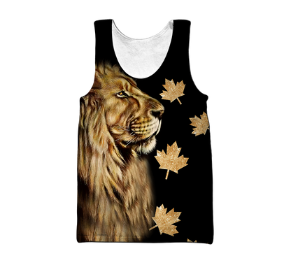 3D Canada One Nation Under God Over Printed Shirt for Men and Women TP