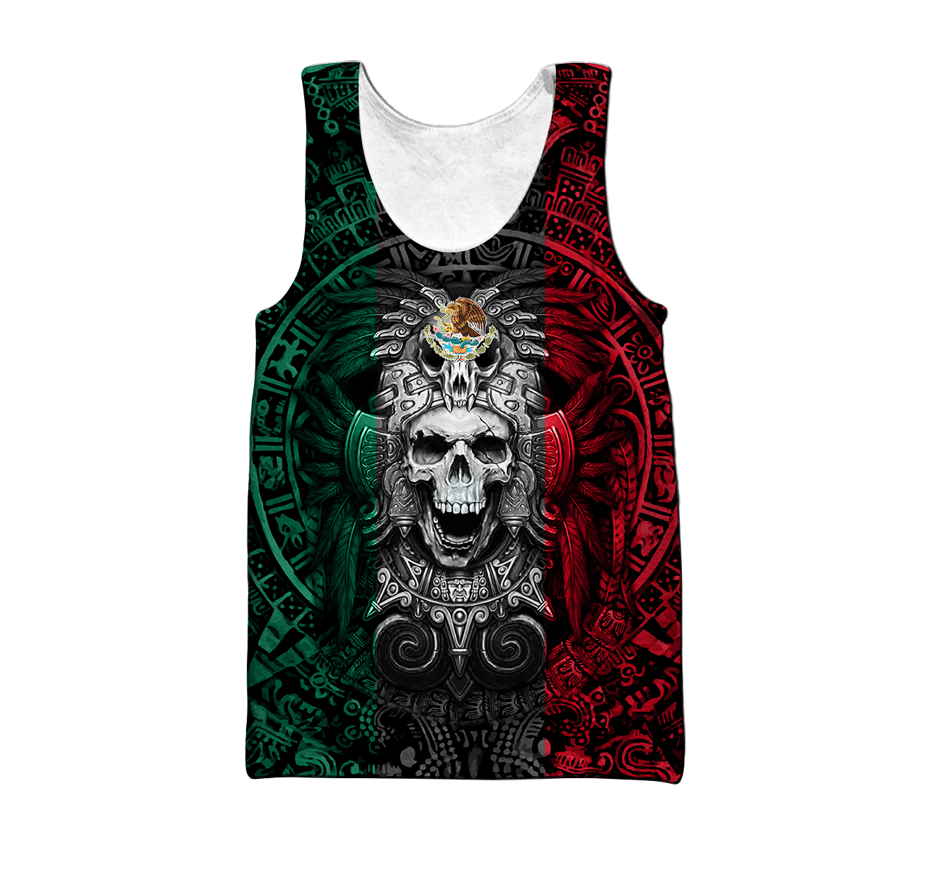 Mexican Aztec Warrior 3D All Over Printed Shirts For Men and Women QB07012004