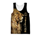 Custom Name February King Lion  3D All Over Printed  Unisex Shirt