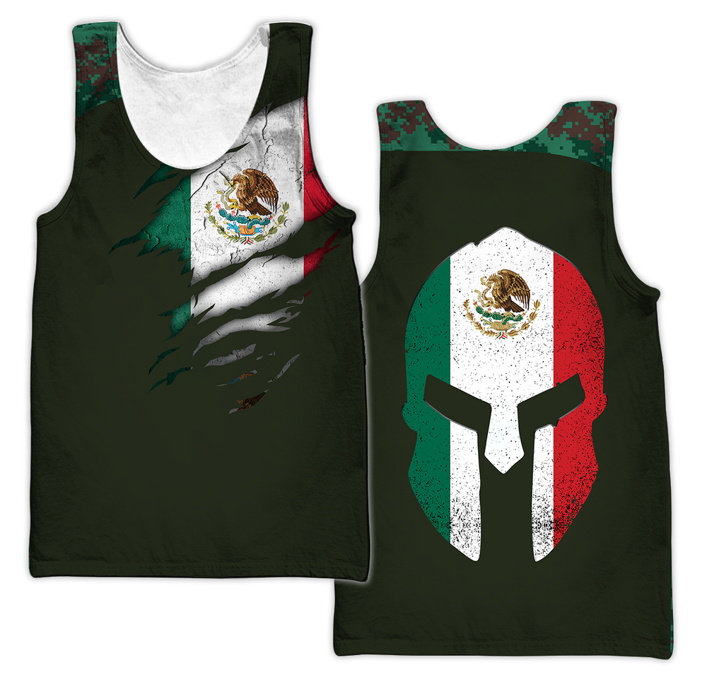 Mexican Coat Of Arm 3D All Over Printed Shirts DQB10142002