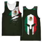 Mexican Coat Of Arm 3D All Over Printed Shirts DQB10142002