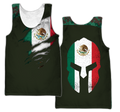 Mexican Coat Of Arm 3D All Over Printed Shirts DQB10142002