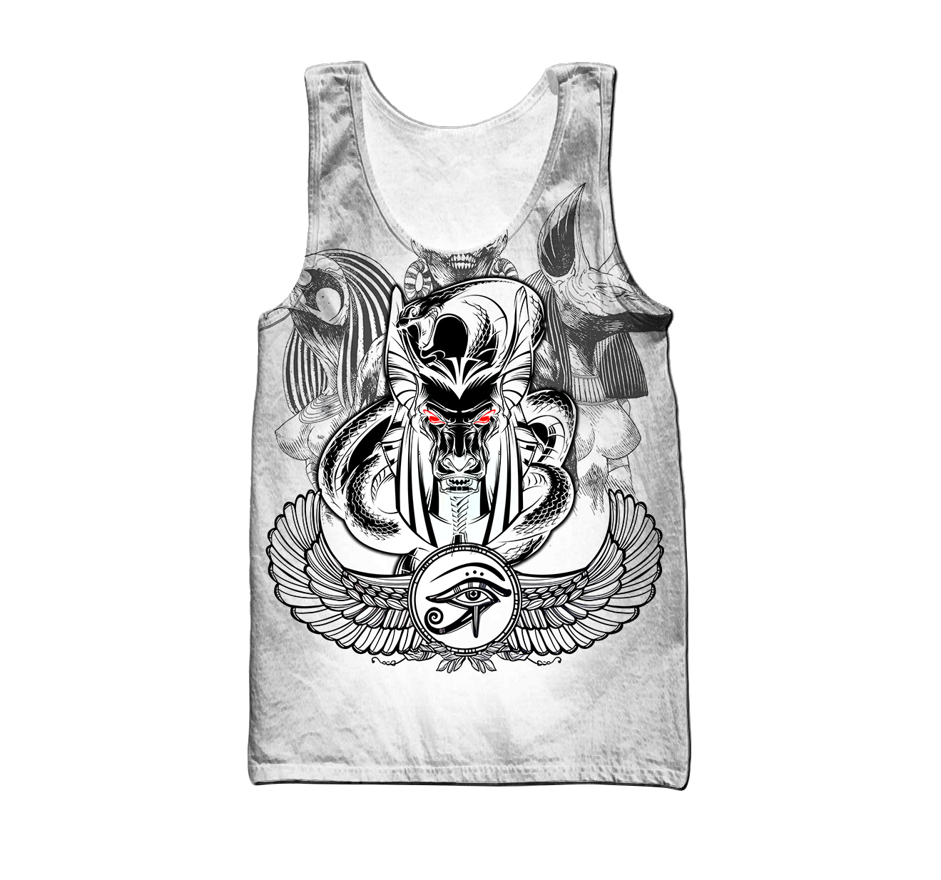 3D Tattoo Ancient Egypt Over Printed Shirt for Men and Women TP