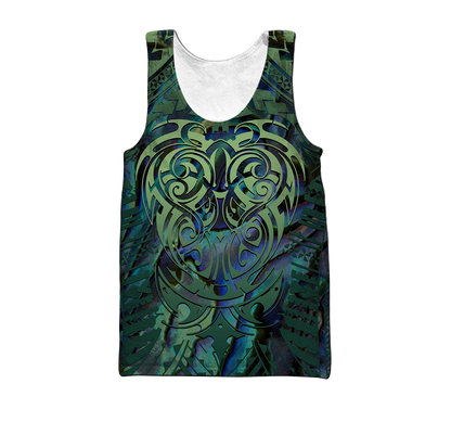 Aotearoa Maori New zealand 3d all over printed shirt and short for man and women-Apparel-PL8386-Tank top-S-Vibe Cosy™