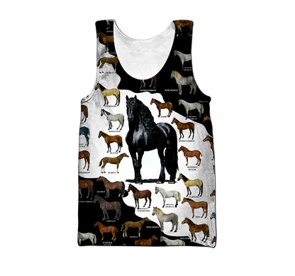 Love Horse 3D All Over Printed Shirts