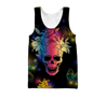 Love Skull 3D all over printed for man and women-Apparel-PL8386-Tank Top-S-Vibe Cosy™