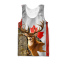 Deer Hunting Canada 3D All Over Printed Shirts For Men LAM