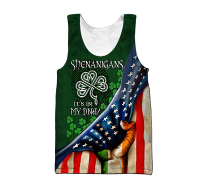 Irish St.Patrick day 3d hoodie shirt for men and women MH051120