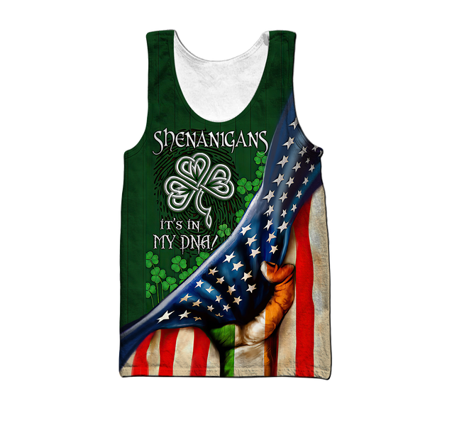 Irish St.Patrick day 3d hoodie shirt for men and women MH051120