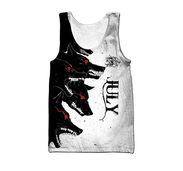 The Dark Wolf July 3D All Over Printed Unisex Deluxe Hoodie ML