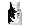 The Dark Wolf July 3D All Over Printed Unisex Deluxe Hoodie ML