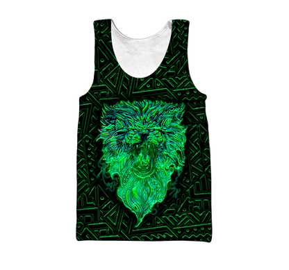 New zealand lion maori reggae 3d all over printed shirt and short for man and women-Apparel-PL8386-Tank top-S-Vibe Cosy™