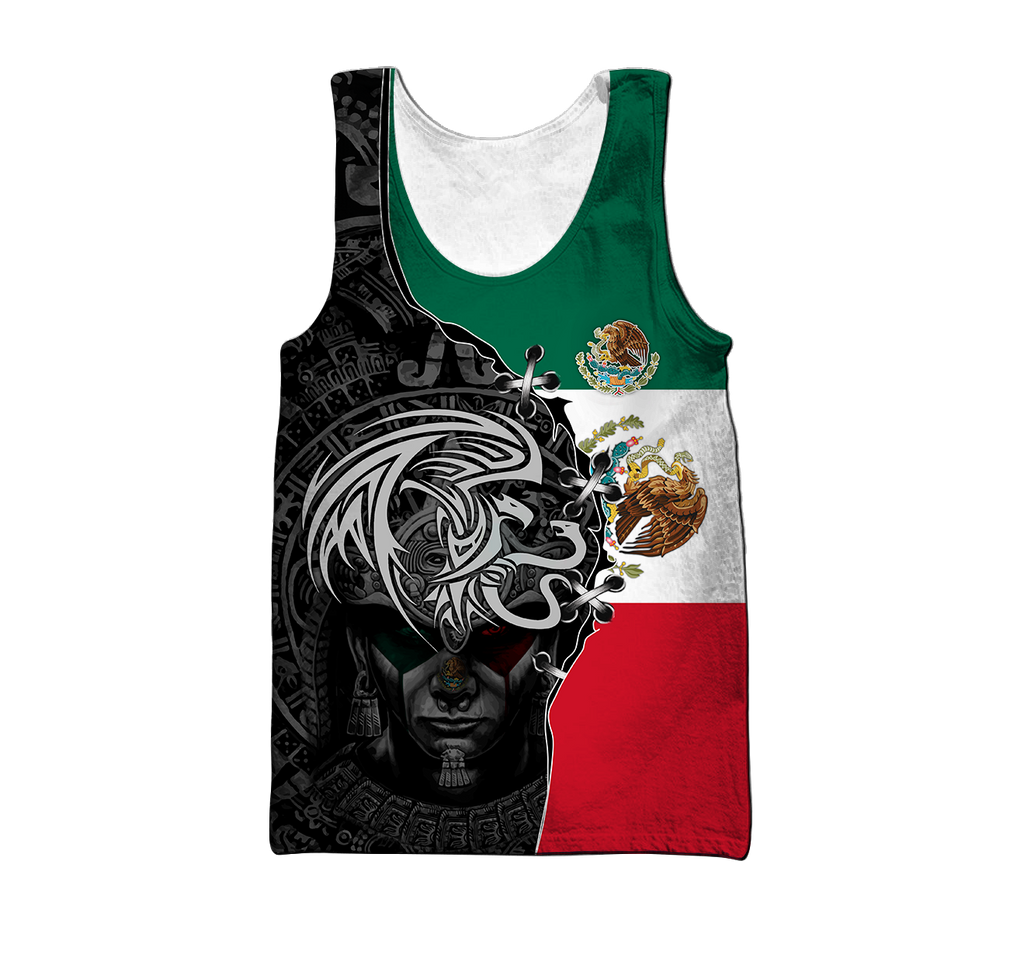 Custom Name Mexican Aztec 3D All Over Printed Shirts For Men and Women DQB06272005S