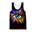 Sexy Eyes Love Skull 3D all over printed for man and women QB05122004-Apparel-PL8386-Tank Top-S-Vibe Cosy™