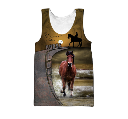 Love Horse 3D All Over Printed Shirts VP09112002XT