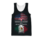 Persionalized American Grown With Mexican Roots 3D All Over Printed Shirts