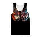 Wolf tiger 3D hoodie shirt for men and women MHST1010205