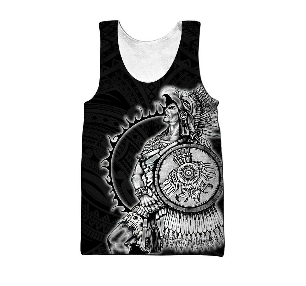 Mexican Aztec Warrior 3D All Over Printed Shirts DQB07162001