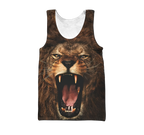 The Alpha King Lion Over Printed Hoodie