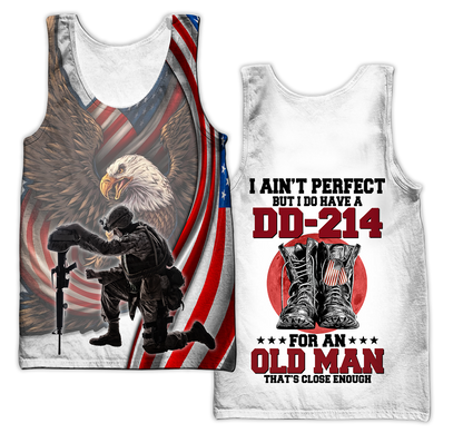 I Have A DD-214 US Veteran  3D All Over Printed Shirts DQB21102001