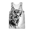 Love Viking tattoos 3D all over printed for man and women-Apparel-PL8386-Tank Top-S-Vibe Cosy™