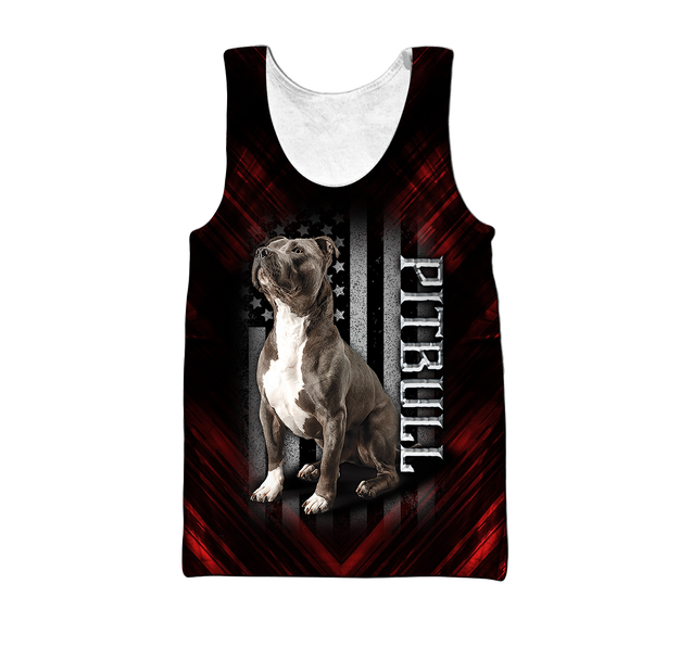 Pitbull 3d hoodie shirt for men and women MH0711202