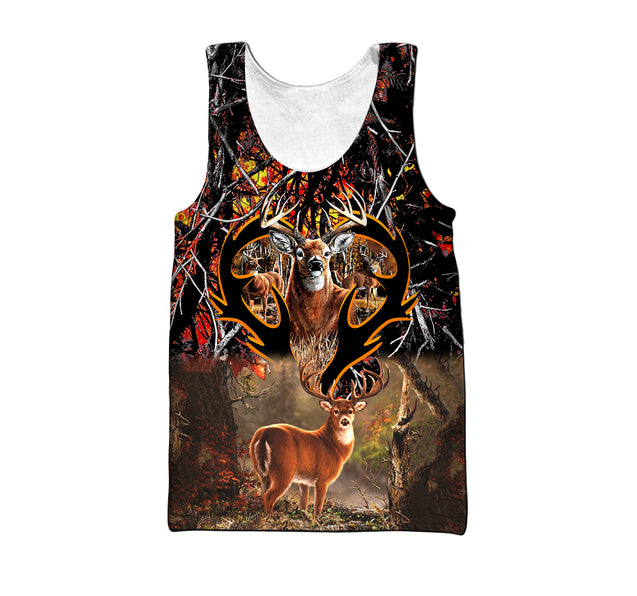 Amazing Deer Hunting 3D All Over Printed Shirts For Men LAM