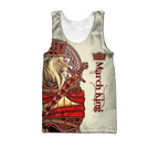 March King Lion 3D All Over Printed  Unisex Shirts