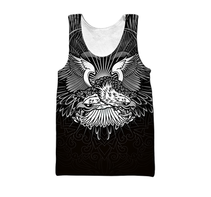 Eagle Warior 3D All Over Printed Shirts For Men