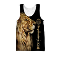 Custom Name September King Lion  3D All Over Printed Unisex Shirts